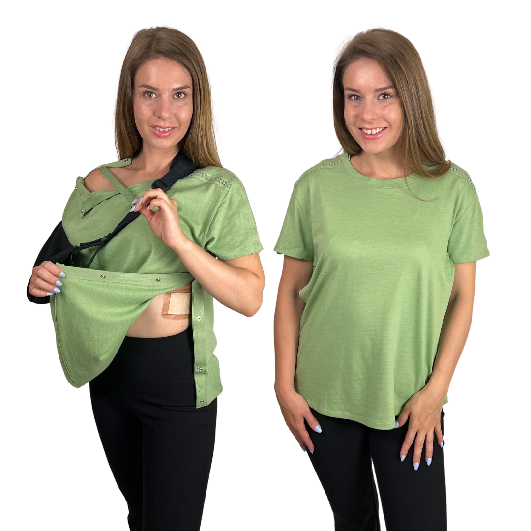 Womens Post Shoulder Surgery Shirt- Full Tearaway