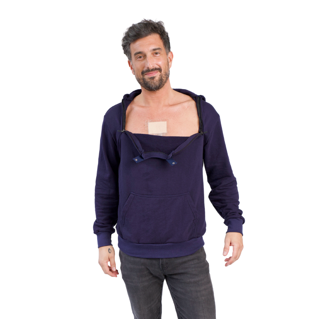 Chemotherapy Port Access Pullover Hoodie