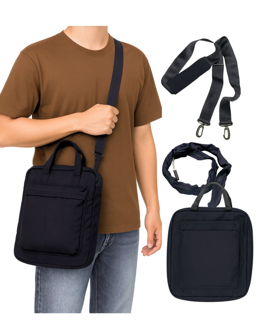 Inspired Comforts Urine Drainage Bag Holder with Attached Catheter Pipe Cover & Adjustable Shoulder Strap- Unisex