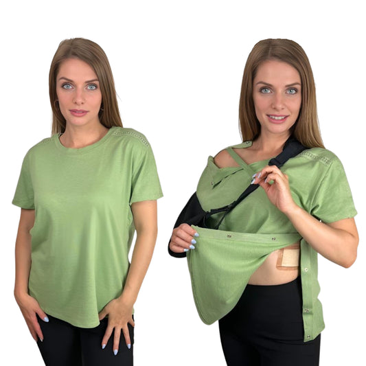 Womens Post Shoulder Surgery Shirt- Full Tearaway
