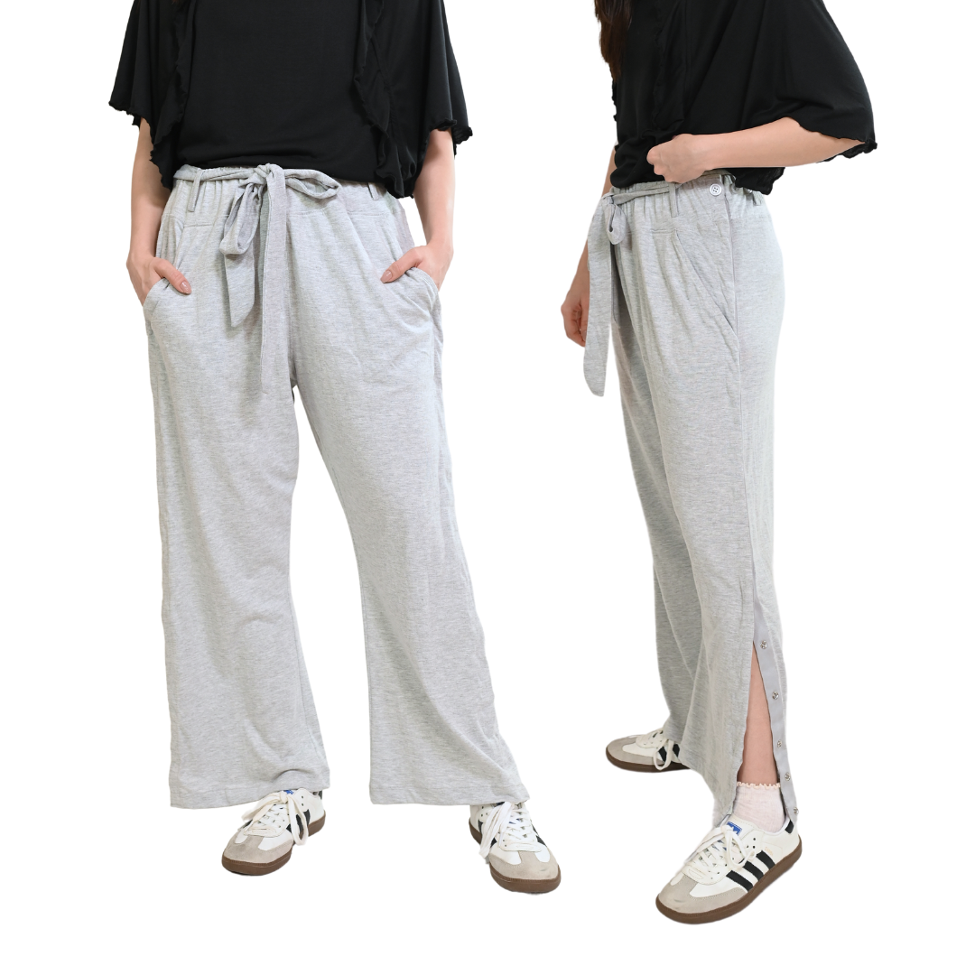 Women Tearaway Post Surgery Recovery Pajamas with Side Snaps & Pockets