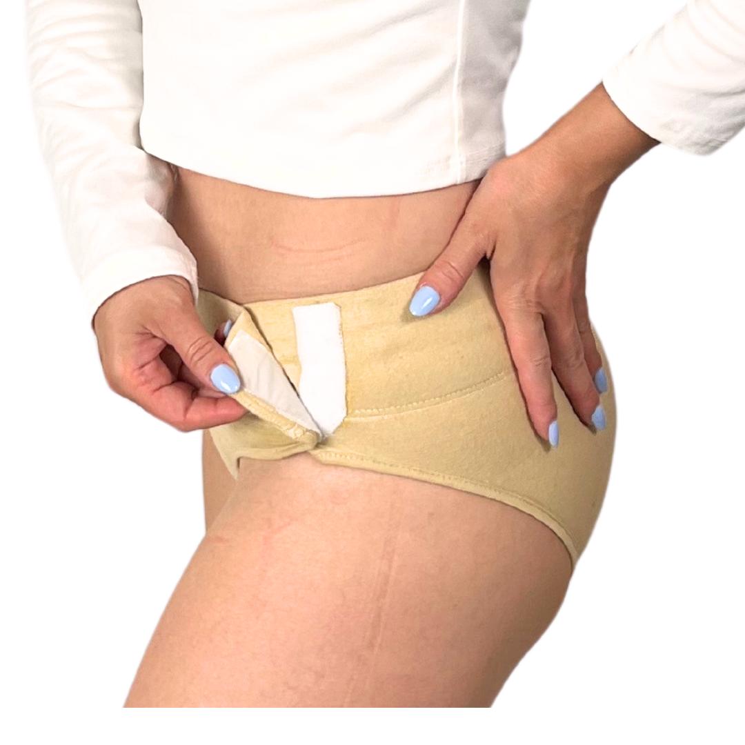 Post Surgery Women Underwear- Adjustable Tear Away Briefs